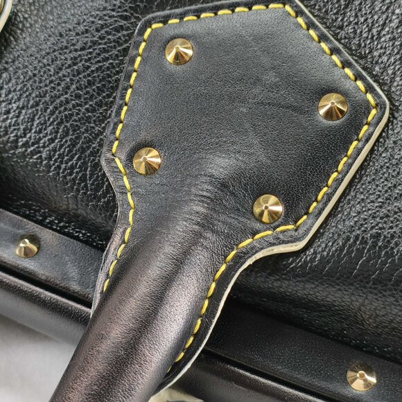 Louis Vuitton Suhali Handbag Leather Black EUC - Picture 6 of 16